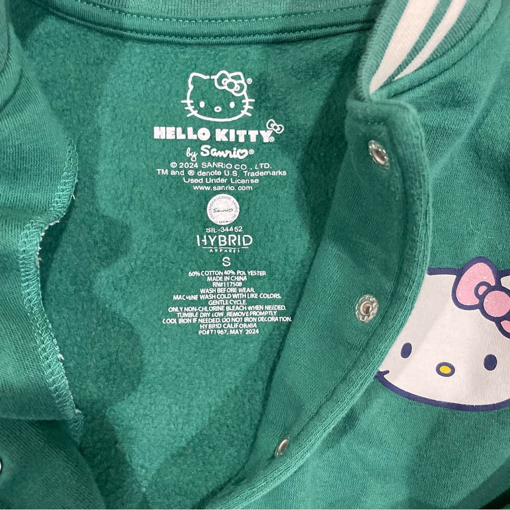Hello Kitty Kids Jacket & Hoodie Bundle | Size 7 | Sanrio Outerwear Set - Picture 7 of 13